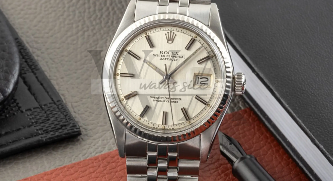 Silver Rolex Oyster Perpetual DD